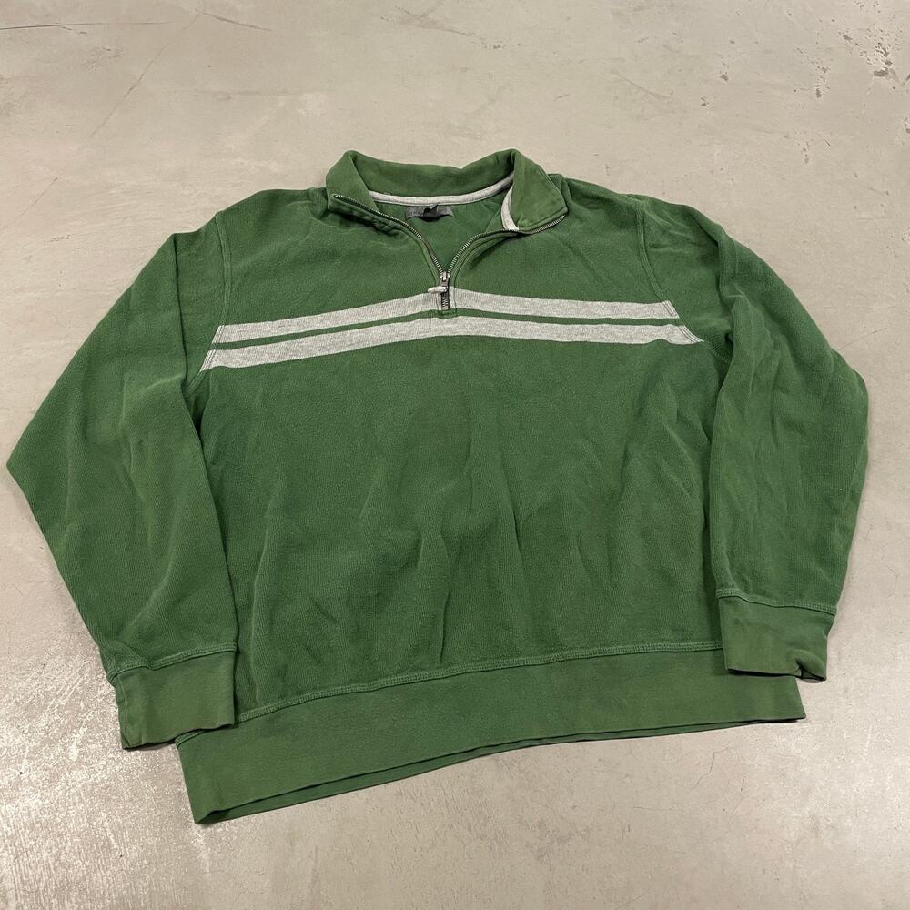 Vintage Y2K old navy striped quarter zip shirt